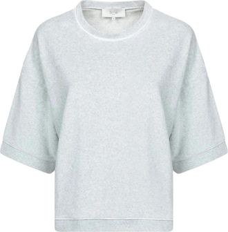 &Acirc;m&egrave; Klaxon T-shirt - Dames - T-shirts - Grijs - M - Wol - Tops