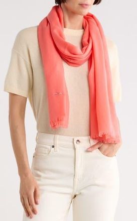 Longchamp Palette Scarf in Coral at Nordstrom Rack