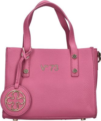 V&deg; 73 Leren Tas - Dames - Handtassen - Roze - ONE Size - Leer - Tassen