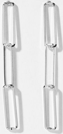 Simons Womens Rectangular link earrings