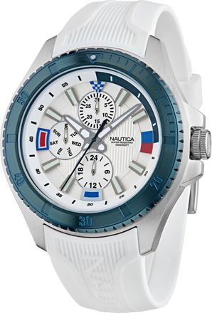 Nautica Nct Leeway Multi-Function Silicone Watch