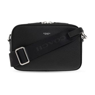 Coach Shoulder Bags, male, Black, Size: ONE SIZE Radio Camera Bag