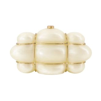 Cult Gaia Bolla Clutch - female - Cult Gaia - Clutches - Beige - ONE SIZE - Bags