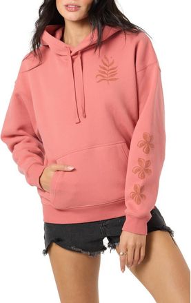 O'Neill Stamp Relaxed Hoodie in Canyon Rose at Nordstrom, Size Xx-Large