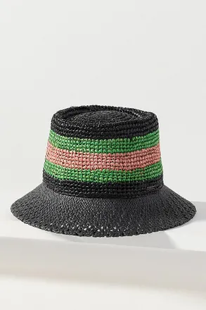 Brixton Ellee Festival Straw Bucket Hat