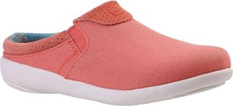Spenco Mens Spenco Siesta Nuevo Mule Red Perforated Orthotic Slide Shoes HAWK2254