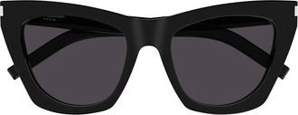 Saint Laurent Sunglasses Sl 214 Kate 001 New Wave Black/Grey Women