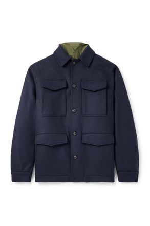 Valstar Demetry Wool-Blend Field Jacket with Detachable Shell Gilet