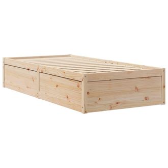 vidaXL Vidaxl - Estructura De Cama Sin Colch&oacute;n Madera Maciza De Pino 90x200 Cm