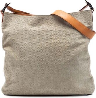 Celine Pre-owned Celine C Macadam Suede Crossbody Ladies UPRUYTPE58P7MOHH