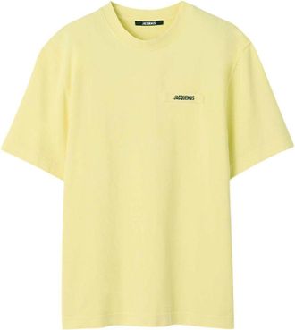 Jacquemus T-shirt met Grosgrain-logoapplicatie