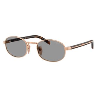 Prada Oval Sunglasses - unisex - Prada - Sunglasses - Gray - 52 MM - Accessories