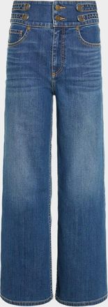 Ramy Brook Liv Cropped Wide-Leg Jeans