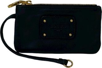 Loewe Black Leather Coin Purse/Coin Case (Pre-Owned)