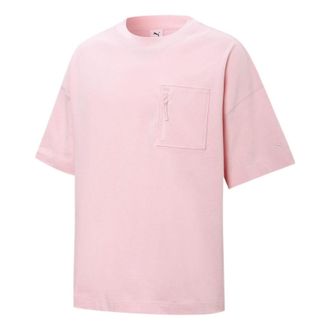 Puma Logo Pocket T-Shirt Pink 534670-16