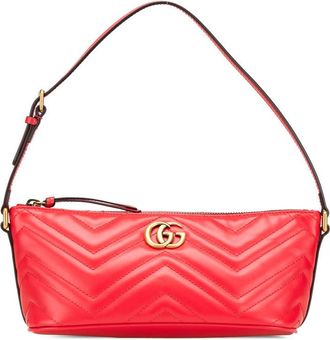 Gucci Pre-owned Gucci GG Marmont Matelasse Leather Shoulder Bag Ladies 739166.000926
