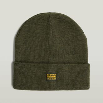 G-Star Effo Long Beanie mit Aufn&auml;her vorn