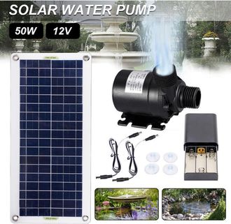 OEM Bomba Solar Sin Escobillas Ultra Silenciosa De 800 L/h Para Decoraci&oacute;n De Fuentes De Jard&iacute;n - Otros