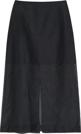By Malene Birger Falda Esta Soft Organza - Skirts - Mujer - Negro - XL
