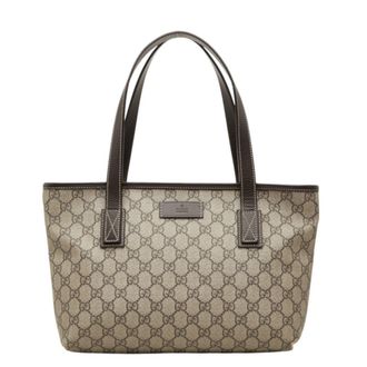 Gucci Beige Pvc Tote Bag (Pre-Owned)