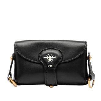 Dior Pre-owned D Bee Saddle Bag - - Pre-owned - Donna - Nero - ONE SIZE