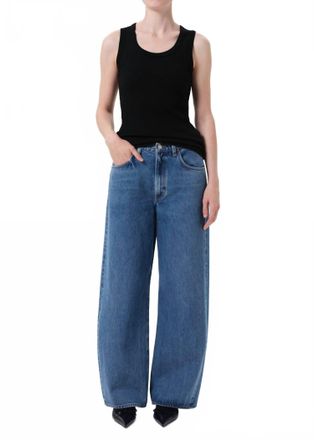A Gold E Myth Low Curve Jean In Blue