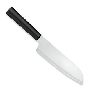Rada Cutlery 6.25-Inch Cooks Knife Stainless Steel Straight Blade in Black at Nordstrom