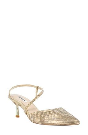 Dune London Competitive Slingback Pointed Toe Pump in Bronze at Nordstrom, Size 10Us