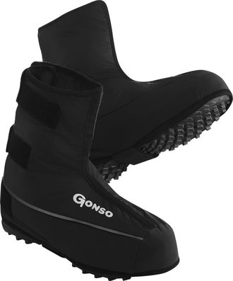Gonso Fahrradschuh GONSO Primaloft &Uuml;berschuh, Gr. L, schwarz, 100% Polyamid, Schuhe Fahrradschuh, Schuh&uuml;berzieher, warm & wasserabweisend, Regenschuhe