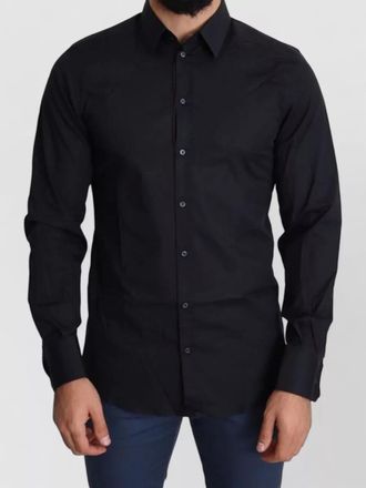Dolce & Gabbana slim fit stretch cotton mens dress shirt