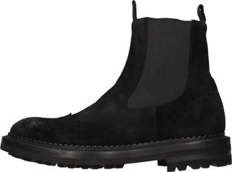 Green George Beatles Enkellaars - Heren - Chelseaboots - Zwart - 40 EU - Leer - Schoenen