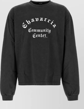 Willy Chavarria cotton oversized community center t-shirt