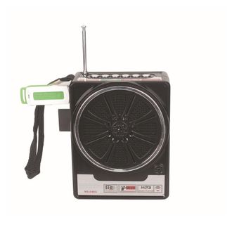 Trade Shop Trade Shop - Mini Cassa Speacker Portatile Con Radio Fm Porta Usb Letto Sd Mp3 Audio Musica