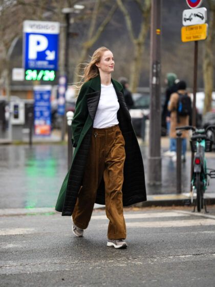 5 look très chic con i pantaloni in velluto a coste