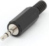 OEM Jack Macho 3.5mm Est&eacute;reo Pl&aacute;stico Negro