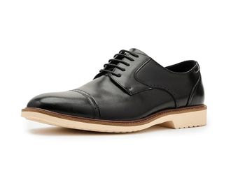 Stacy Adams Vogel Cap Toe Oxford Mens Shoes Black : 10.5 M, Faux Leather
