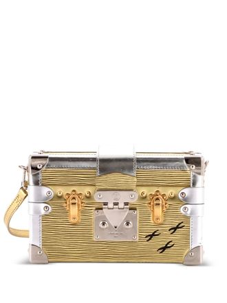 Louis Vuitton Petite Malle Handbag Epi Leather clutch bag - Gold