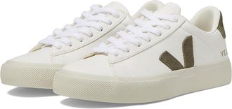 Veja Campo Womens Shoes Chrome Free/Extra White/Khaki : EU 42.5 (US Womens 11.5) M, Leather