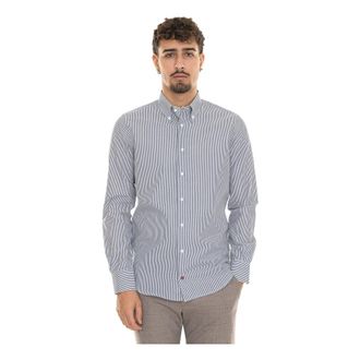 Carrel Casual Overhemd - Heren - Casual Overhemden - Blauw - M - Katoen - Overhemden
