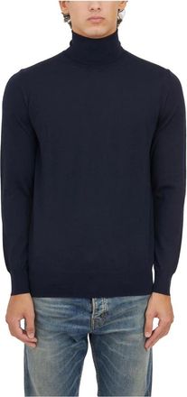 Paolo Pecora Jersey de Cuello Alto B&aacute;sico - Knitwear - Hombre - Azul - M