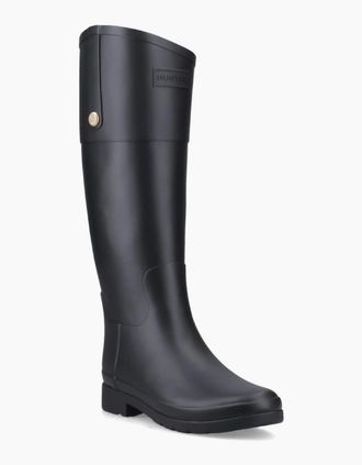 Hunter Womens Refined Womens Riding Boots - Black - Size: 5