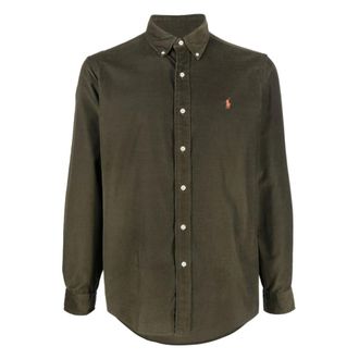 Polo Ralph Lauren Hombre, Camisas, Verde, Talla: L