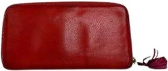 Loewe Pre-owned Wallets, female, Red, Size: ONE SIZE Pre-owned Vintage Wallet