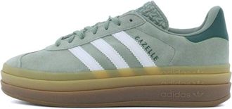 adidas (WMNS) adidas Gazelle Bold Silver Green Gum ID6998