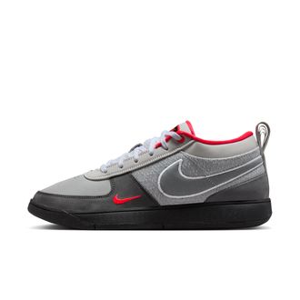 Nike Mens Book 1 Solar Red Basketball Shoes in Grey | IR0838-001