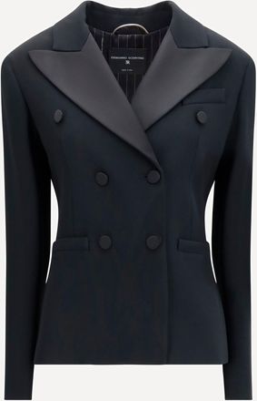 Ermanno Scervino Double-breasted Tuxedo Jacket Female 40