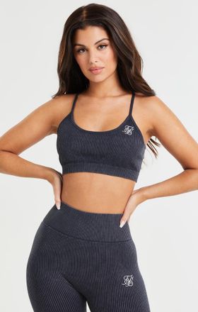 Siksilk CINCED GYM BRALETTE - Negro S