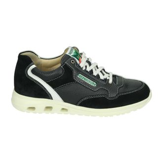 Mephisto Blauwe Casual Leren Sneakers - Heren - Sneakers - Veelkleurig - 41 EU - Leer - Schoenen
