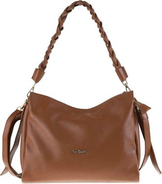 Pierre Cardin 1921 Schoudertas - Dames - Schoudertassen - Bruin - ONE Size - Katoen - Tassen