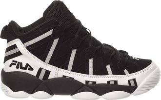 Fila Fila Mens Stackhouse Spaghetti Shoes White/Black/Silver 7.5